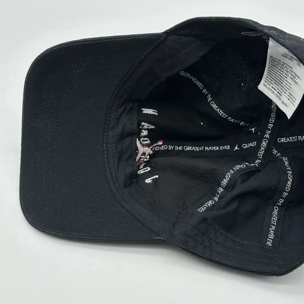 Air Jordan Hat Cap Adjustable Black Red Jumpman Basketball Casual Boys Youth